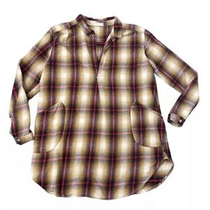 Cp Shades Teton tunic plaid large